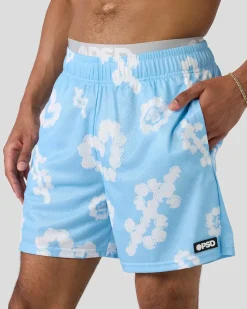 Cloud Drops Blue Active Short