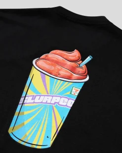 7-Eleven - Cherry Slurpee Black Graphic Tee