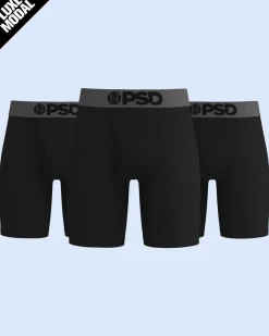 Luxe Modal 3 Pack - Black Grey