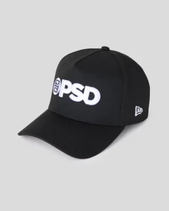 New Era x PSD Logo Hat Black