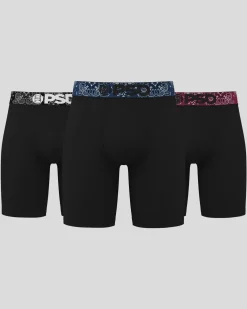 Solids 3 Pack - Dark Paisley